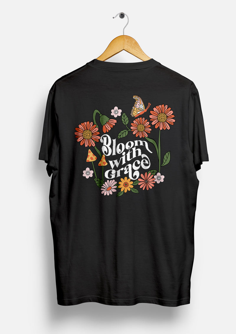 Bloom With Grace- Oversized T-Shirt